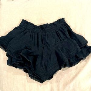 Aerie skort black ruffle